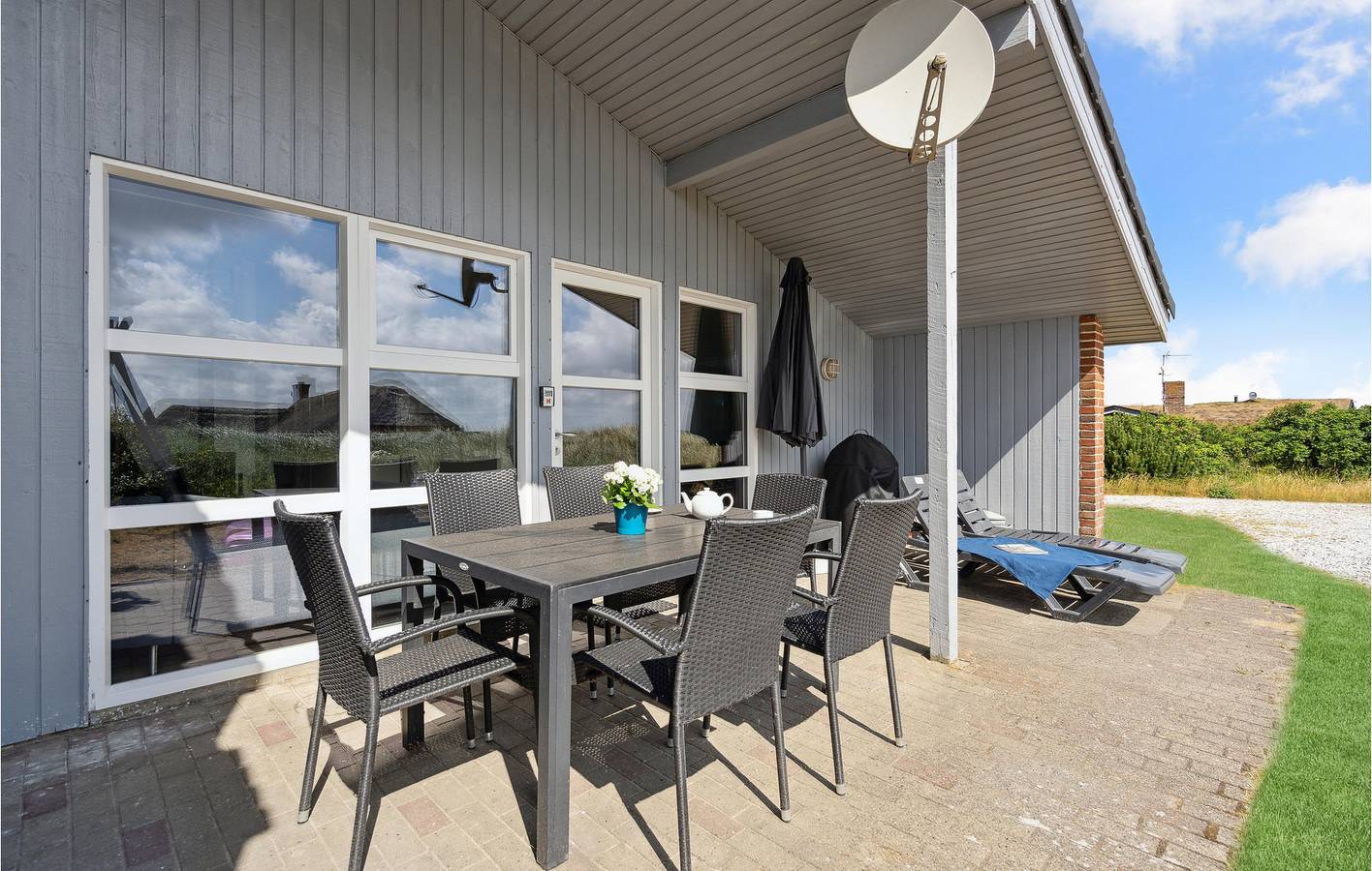 Feriehus for 10 personer med terrasse in Ringkøbing, Holmsland Klit