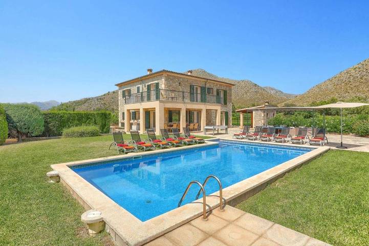 Casa rural para 12 personas, con piscina y jardín, Familias con niños en Las Palmeras