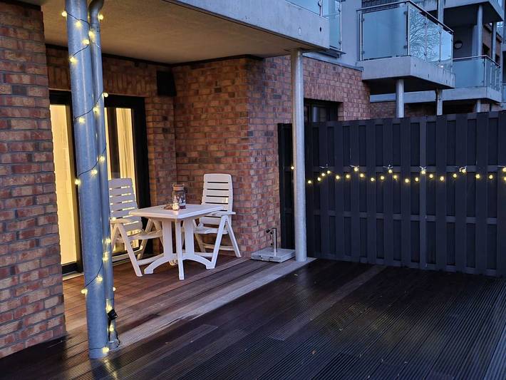 Ferienwohnung für 4 Personen, mit Terrasse und Sauna in Damp