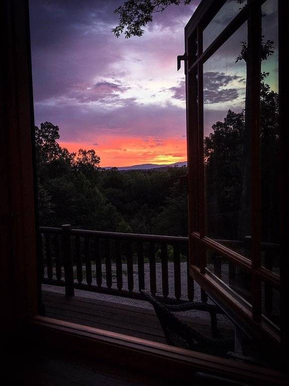 Blick auf die Berge - Blue Ridge - Tryon - Green River Highlands, Nc in Polk County NC