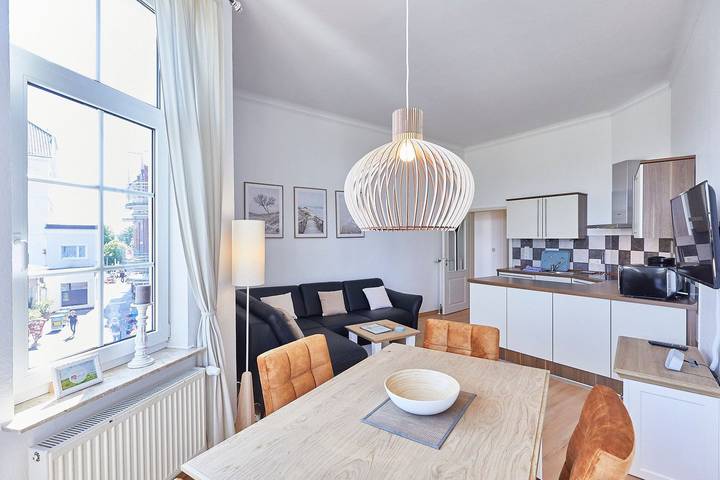 Ferienwohnung für 4 Personen, mit Terrasse auf Borkum