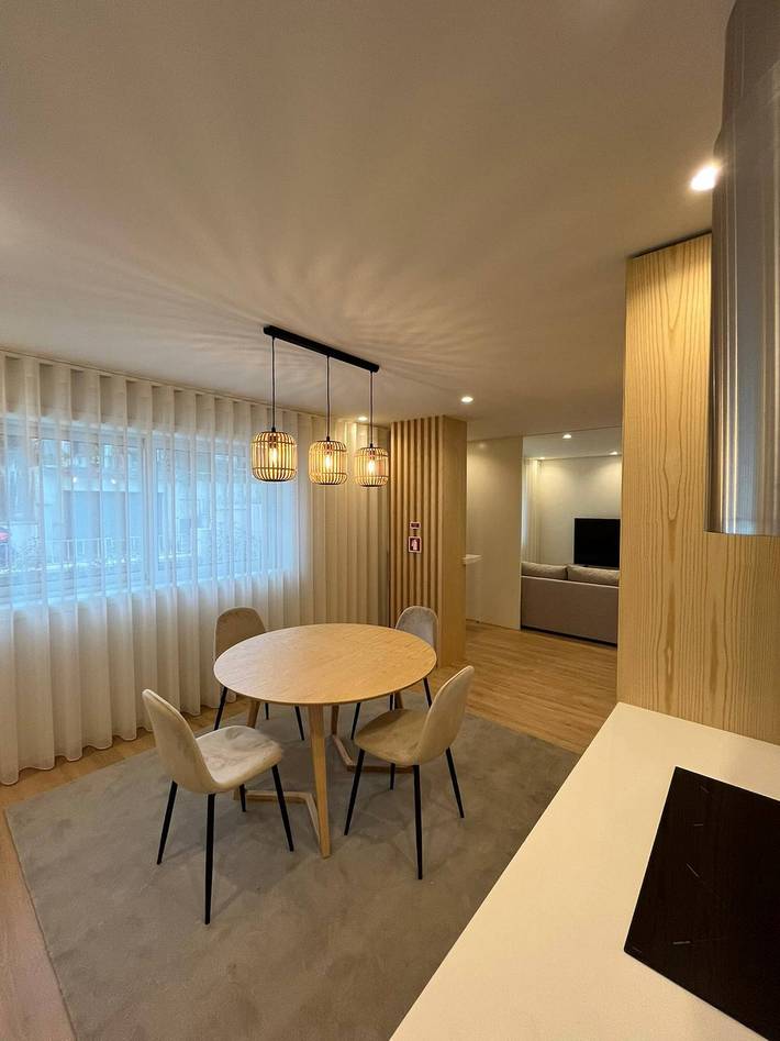 Apartamento para 6 personas, con Balcón además de Terraza y Jardín en Vila Nova de Famalicão