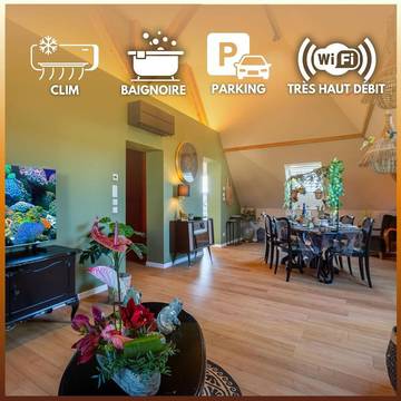 Gîte pour 7 personnes, avec vue et jardin à Bennwihr