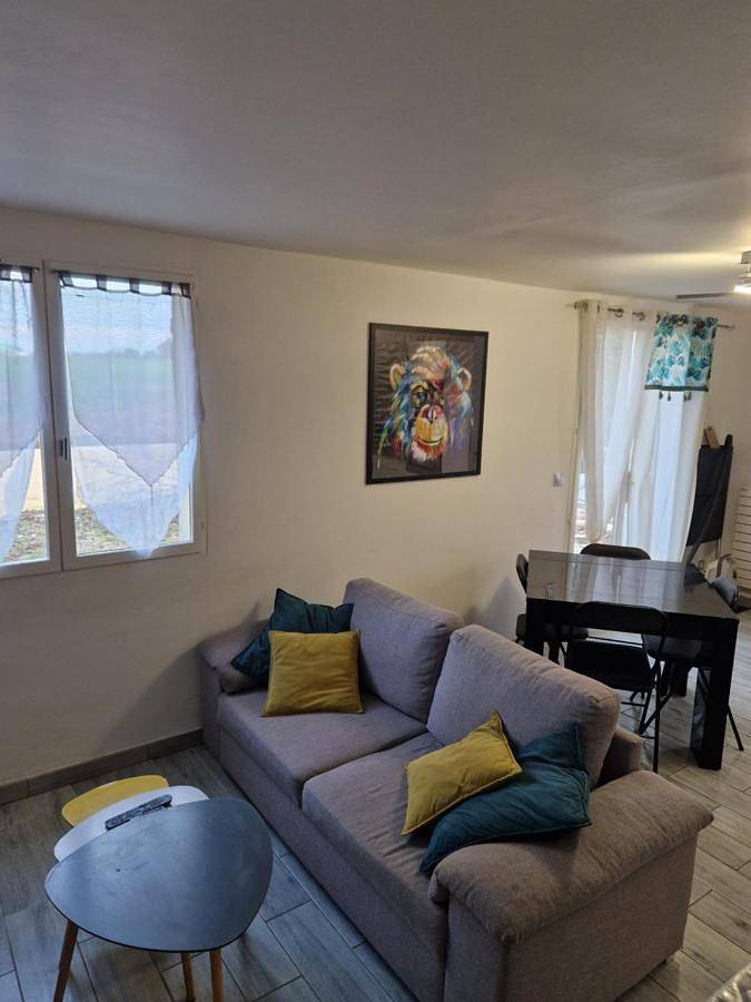 Appartement de vacances pour 6 personnes, avec Terrasse ainsi que Jardin et Vue