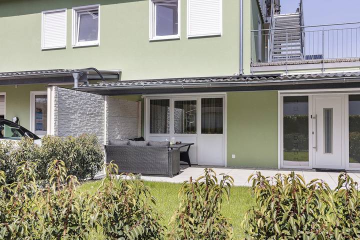 Ferienwohnung für 3 Personen, mit Garten, mit Haustier