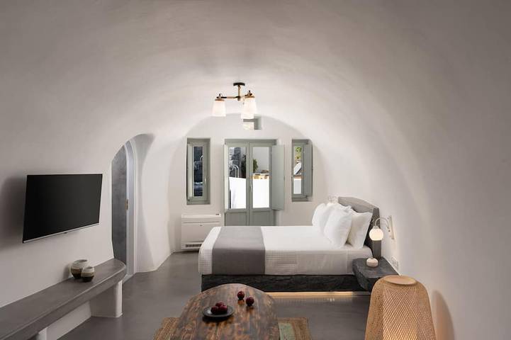Black occhio villa Santorini in Karterados, Santorini