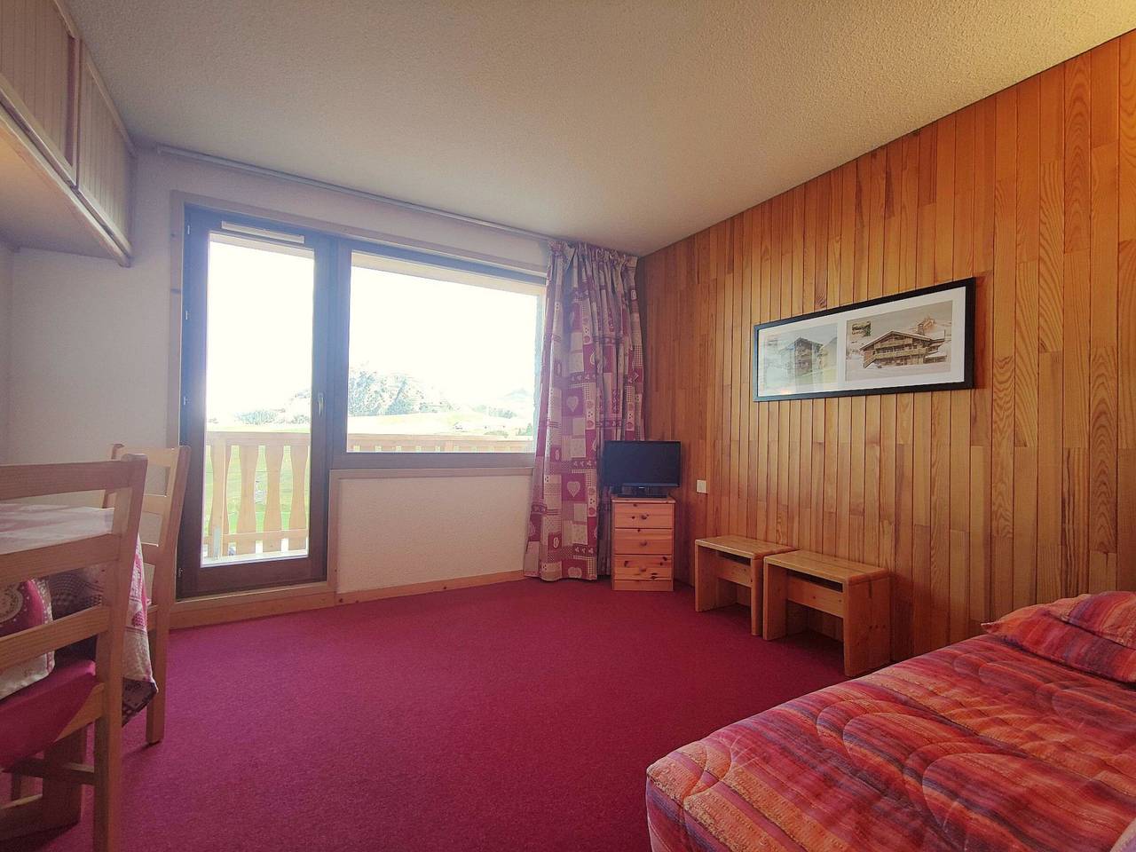 Studio entier, Studio à Plagne Villages, accès pistes, balcon in Plagne Villages, La Plagne-Tarentaise