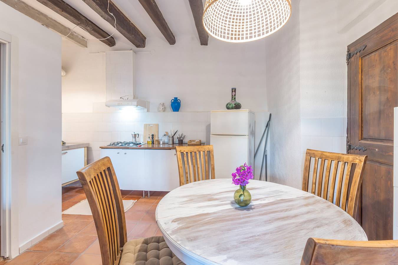 Appartement entier, Appartement 'Masìa Can Bavi' avec vue sur les montagnes, terrasse partagée et Wi-Fi in Tordera, Costa del Maresme