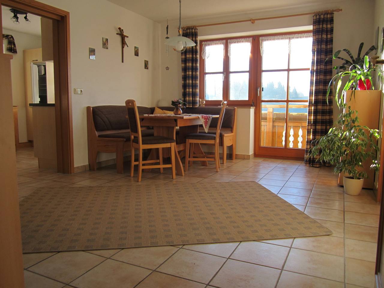 Ganze Ferienwohnung, Biobauernhof Benihof - Ferienwohnung Alpenblick in Peiting, Romantische Straße