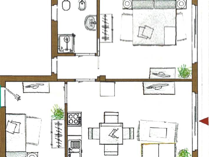 Gîte pour 3 personnes, avec terrasse et piscine à Cannigione - 4