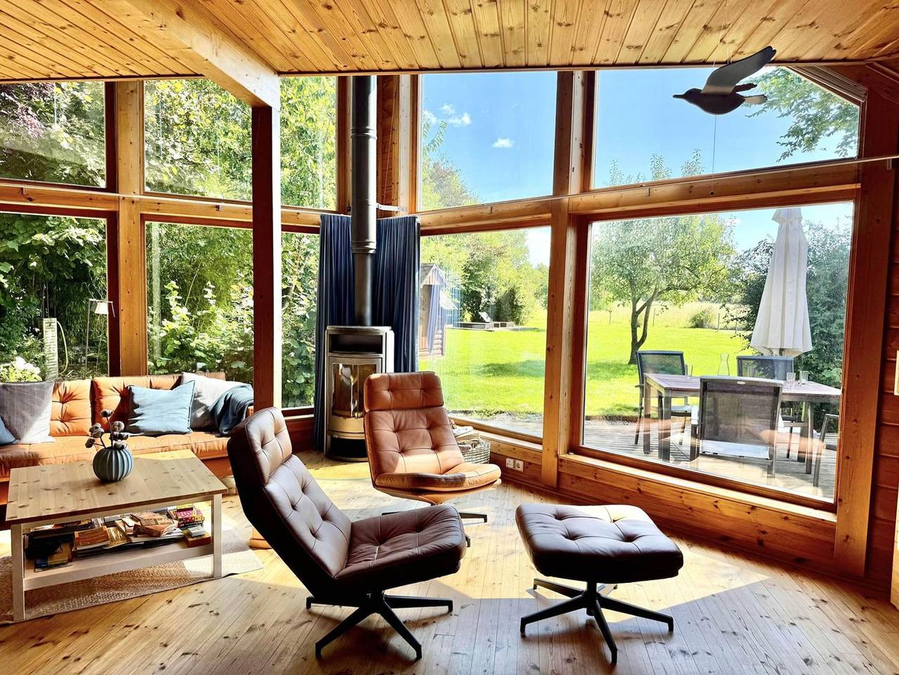 Sonnenblumenhaus - Ferienhaus "Sonnenblumenhaus" in Falshöft für bis zu 4 Personen und 2 Hunden - 300m zum Ostseestrand in Geltinger Birk, Nieby