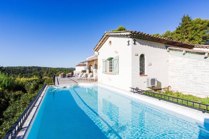 Villa pour 7 personnes à Roquefort-les-Pins