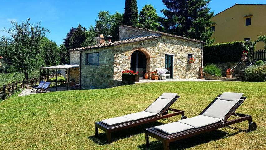 Appartamento per 2 persone, con Terrazza e Giardino nonché Piscina e Panorama a Fiesole