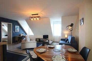 Gîte pour 2 personnes, avec jardin dans Port de Barfleur