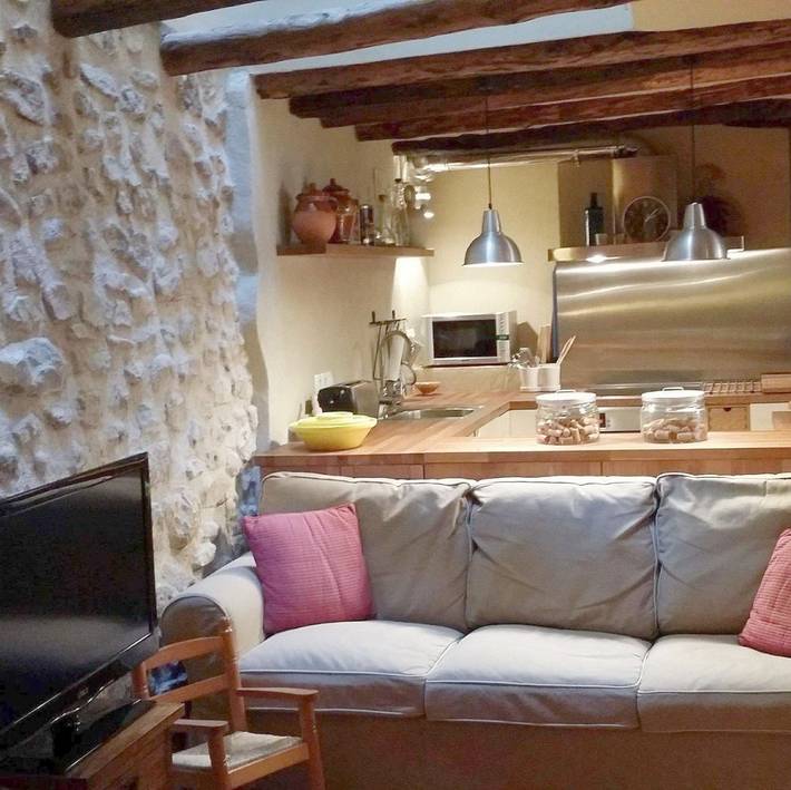 Casa rural para 8 personas, con balcón en Terra Alta