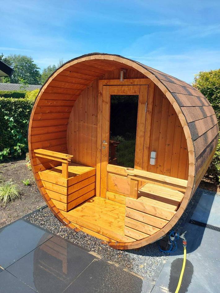 EuroParcs Noordwijkse Duinen — Deluxe 4 people Sauna in Noordwijk, Mer du Nord Pays-Bas