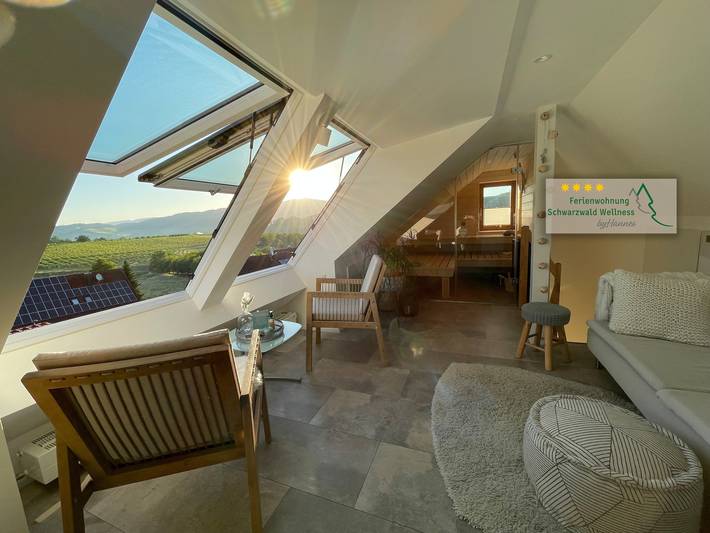 Ferienwohnung für 4 Personen, mit Balkon und Sauna