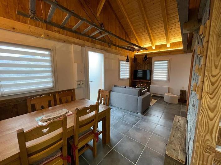 Maison pour 4 personnes, avec vue et balcon dans Lac des Corbeaux