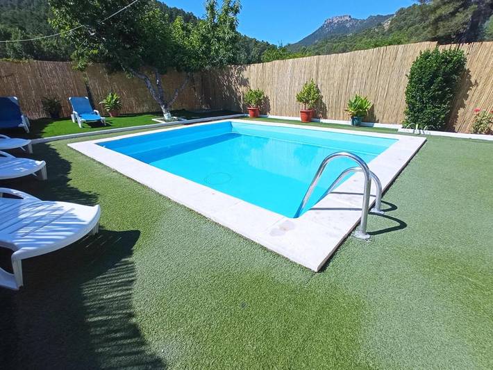 Casa rural con piscina para 14 personas, con vistas además de piscina y jardín en Sierra de Segura - 3