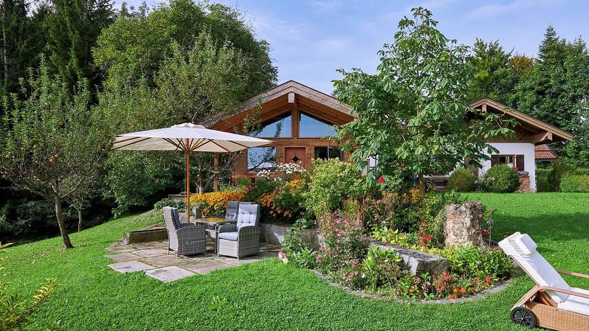 Ferienhaus für 3 Personen, mit Terrasse am Chiemsee