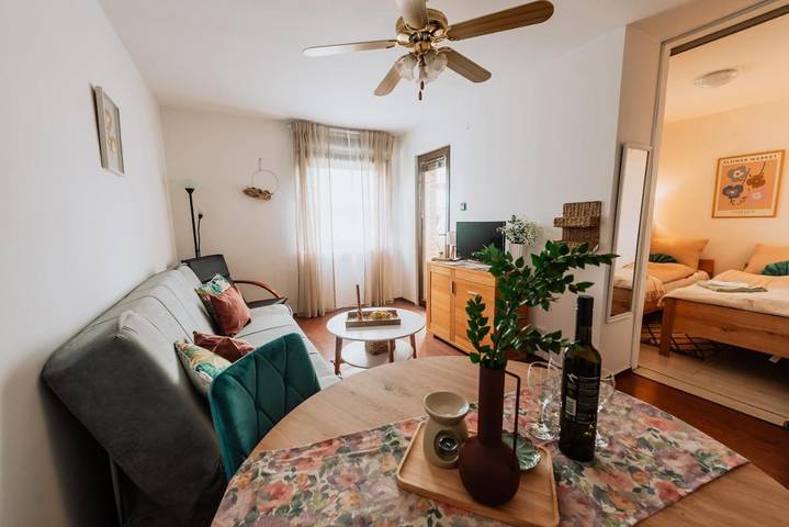 Appartement de vacances pour 3 personnes, avec terrasse et vue