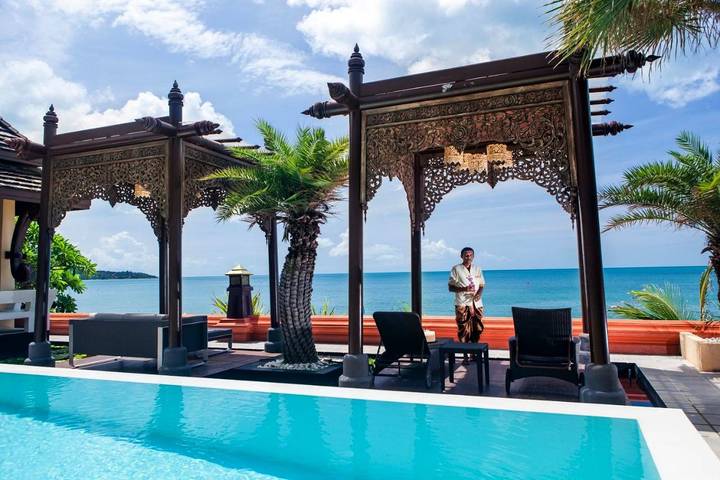 Station pour 2 personnes, avec piscine ainsi que jardin et jacuzzi à Lamai Beach - 3