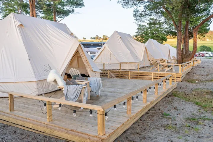 Ferienpark für 4 Personen, mit Ausblick und Garten - 1