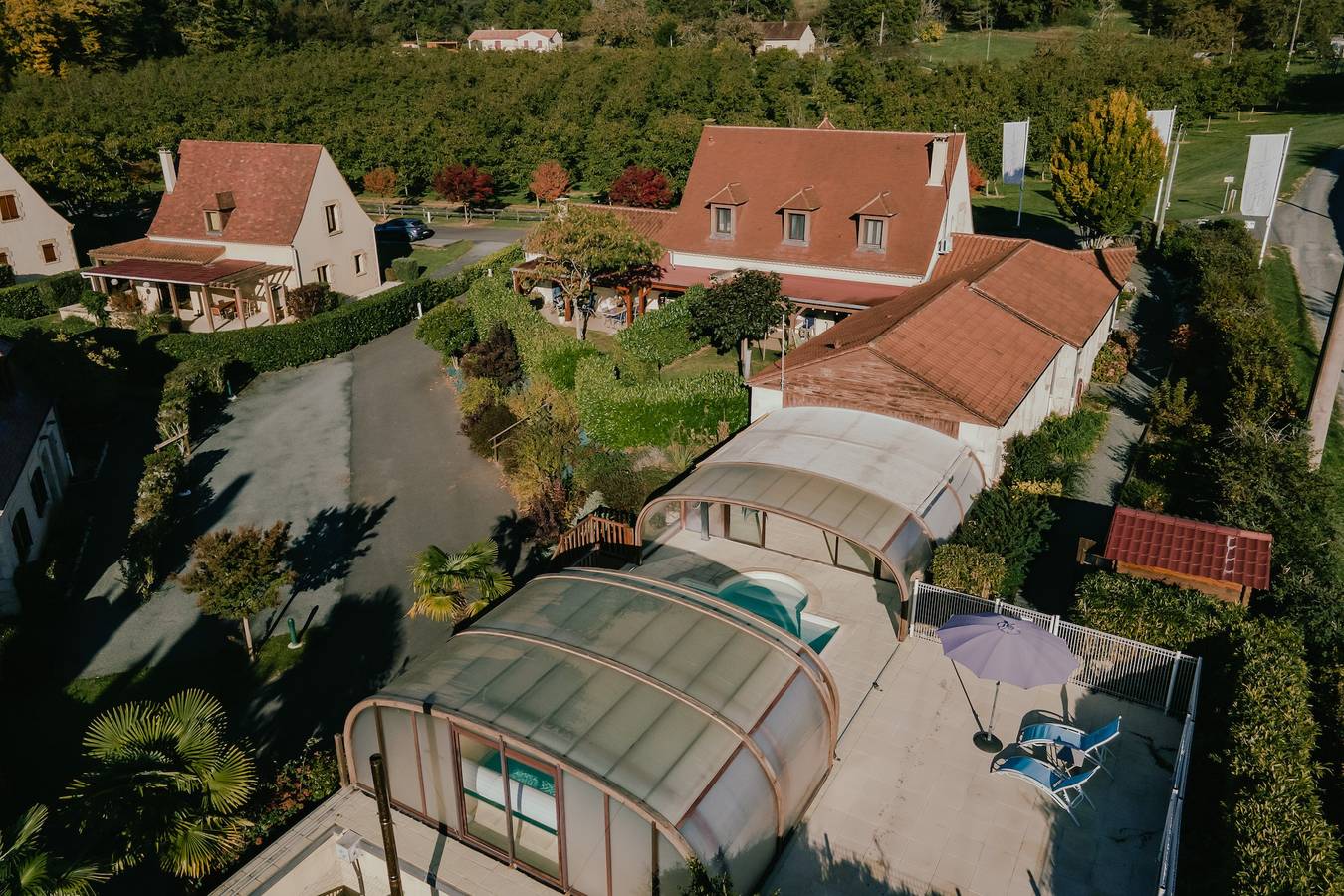 Ferienhaus 'Hyacinthe' mit Gemeinschaftspool, Wlan und Klimaanlage in Castelnaud-la-Chapelle, Périgord Noir