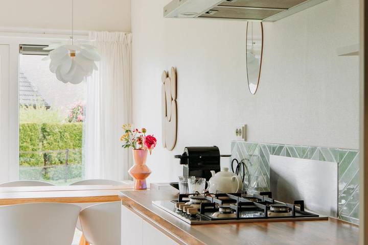 Ferienwohnung für 4 Personen, mit Terrasse und Garten sowie Ausblick