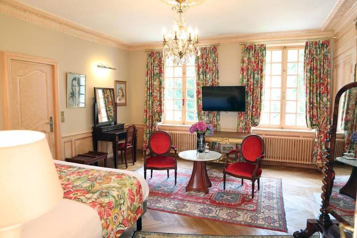 Location de vacances pour 2 personnes, avec piscine ainsi que jardin et vue à Saint-Gatien-des-Bois - 4