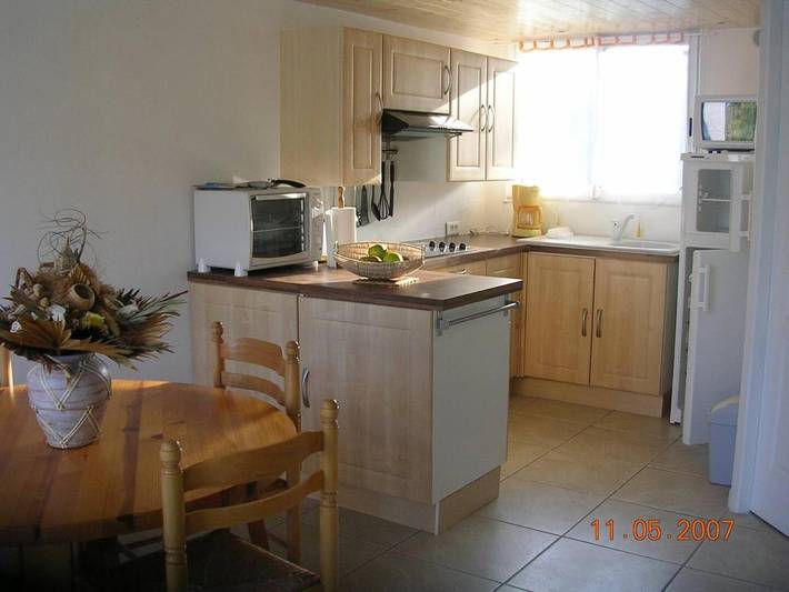 Appartement de vacances pour 3 personnes, avec terrasse, animaux acceptés