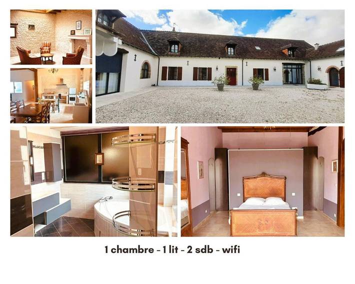 Location de vacances pour 2 personnes, avec terrasse à Levroux