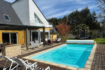 Location de vacances pour 8 personnes, avec jardin, animaux acceptés à Bavent