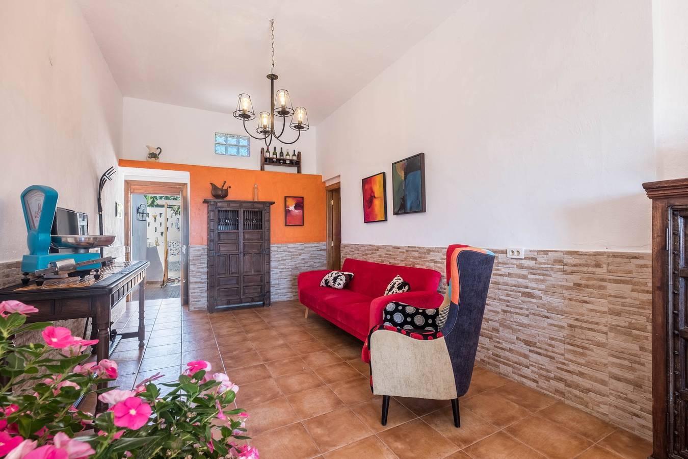 Rustikales Ferienhaus "Casa Cardón" in Alcalá mit Terrasse mit Meerblick und Garten in Playa la Jaquita, Guía de Isora