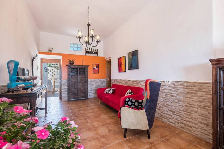 Maison de vacances rustique "Casa Cardón" à Alcalá avec terrasse, vue sur la mer et jardin in Playa la Jaquita, Guía de Isora