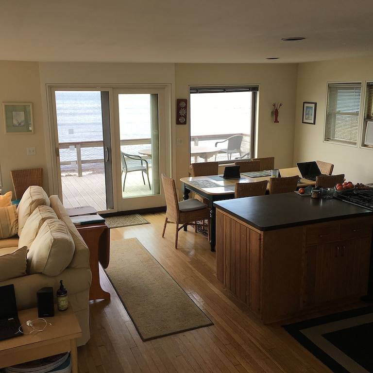 Scituate, Massachusetts - Oceanfront am Strand von Ägypten in Scituate, Massachusetts