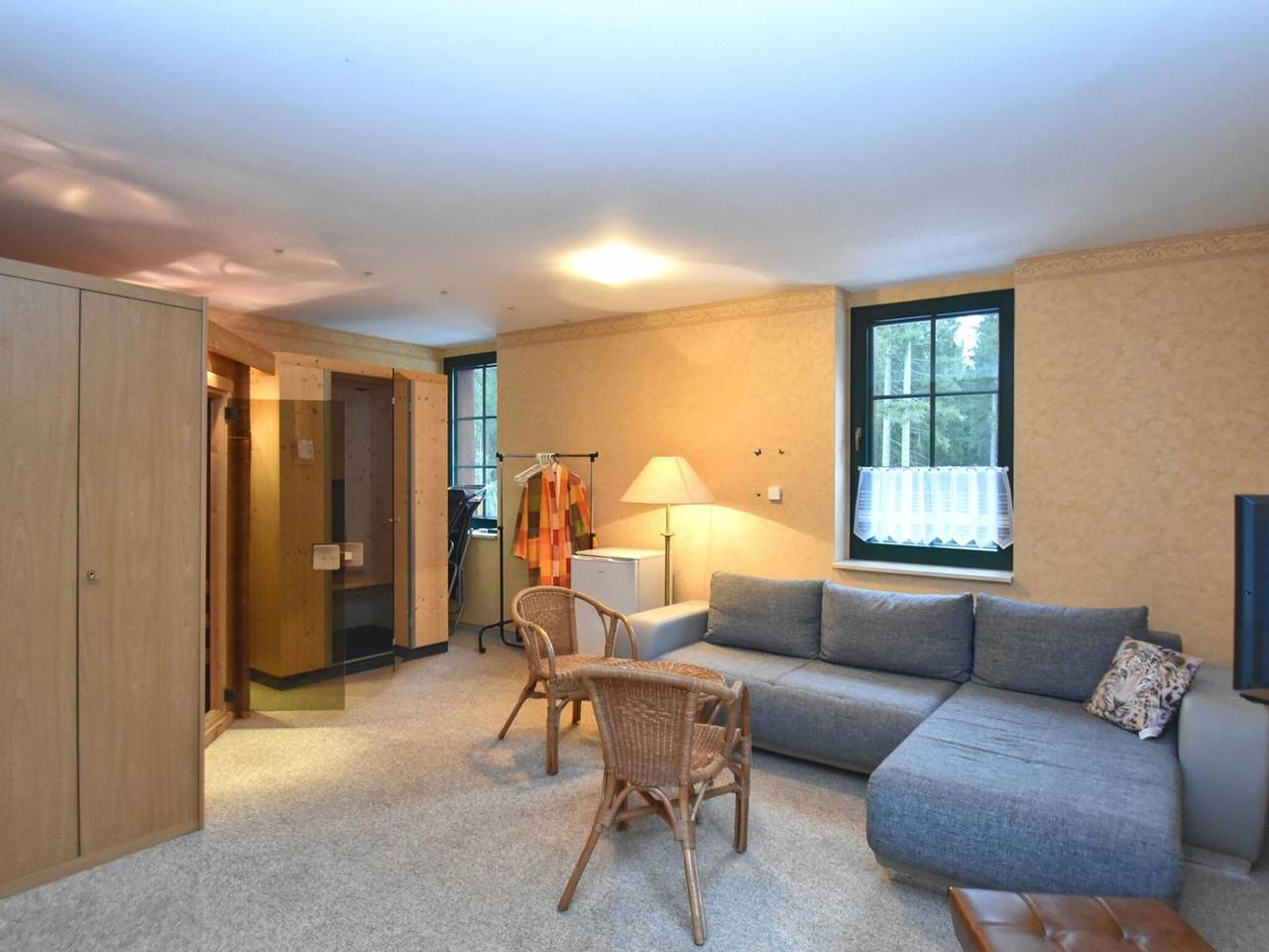 Ganze Wohnung, Luxurious Apartment in Jägersgrün with Saunas in Morgenröthe-Rautenkranz, Muldenhammer