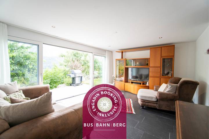 Ferienwohnung für 6 Personen, mit Terrasse und Garten in Scuol