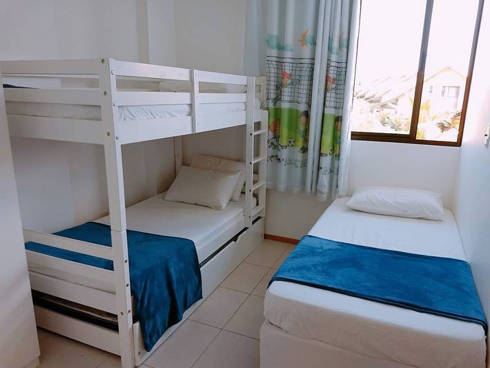 Casa de férias para 6 pessoas, com varanda e piscina e ainda jardim no Brasil
