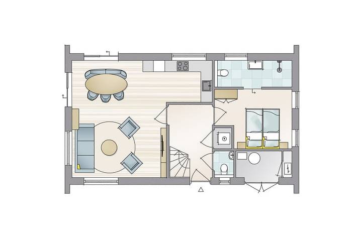 Chalet für 6 Personen, mit Sauna auf Texel - 2