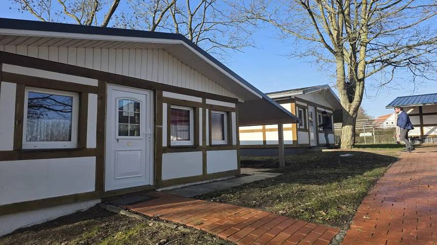 Ferienhaus für 4 Personen, mit Terrasse und Sauna in Wohlenberg