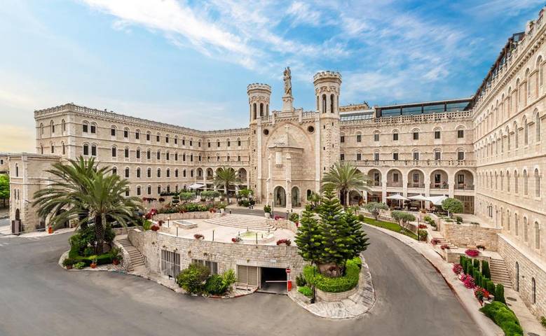 Hotel dla 3 osób, z ogród w Jerozolima