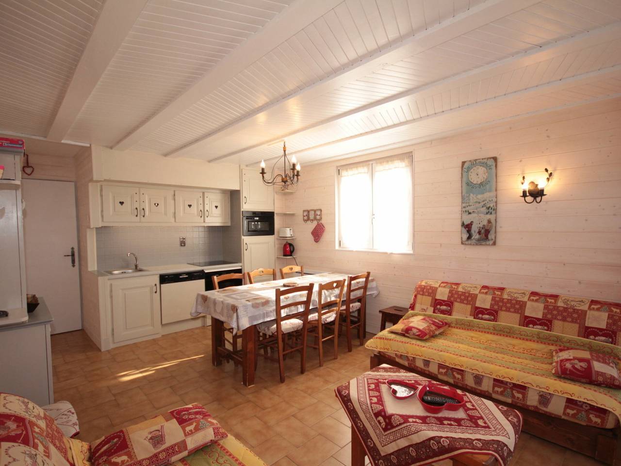 Apartamento entero, Les Saisies: 3H en Centro, 6 pers, Mascotas Ok, Wi-Fi in Les Saisies, Albertville region