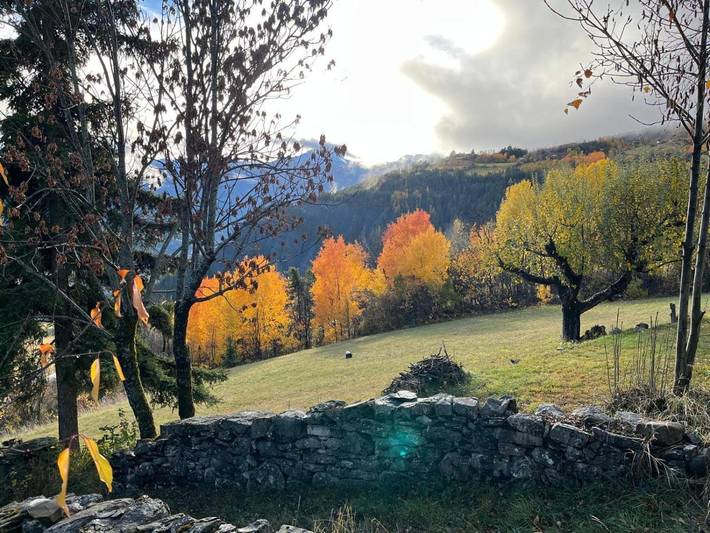 Gîte pour 6 personnes, avec jardin et vue, animaux acceptés à Faucon-de-Barcelonnette - 4