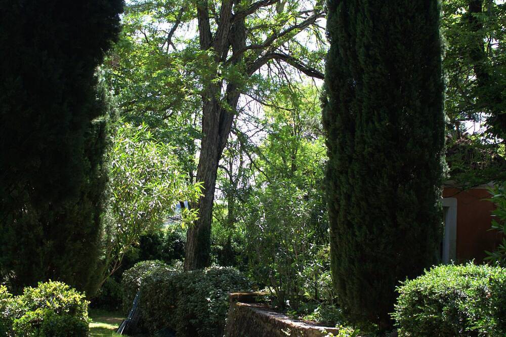 Orangery at the foot of a château in Vallabrix, Nimes region