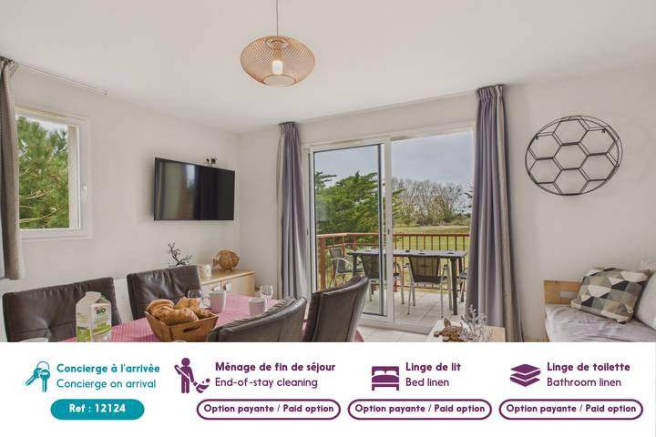 Gîte pour 6 personnes, avec vue et balcon dans Golf Club des Sables d'Or - 4