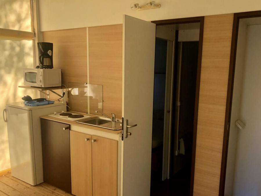 Camping Paradis les Rives de l'Hérault - Bungalow de lona 4 personas - Tithome sin ducha in Gignac, Región de Lodève