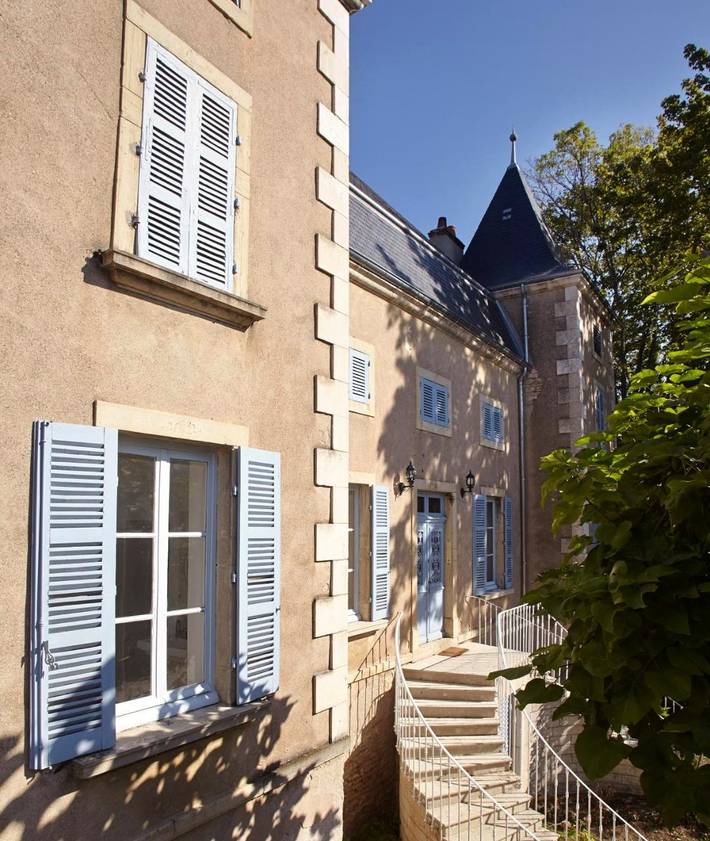 Maison de vacances pour 12 personnes, avec piscine ainsi que jardin et vue