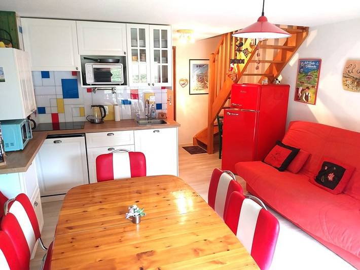 Appartement de vacances pour 6 personnes, avec balcon