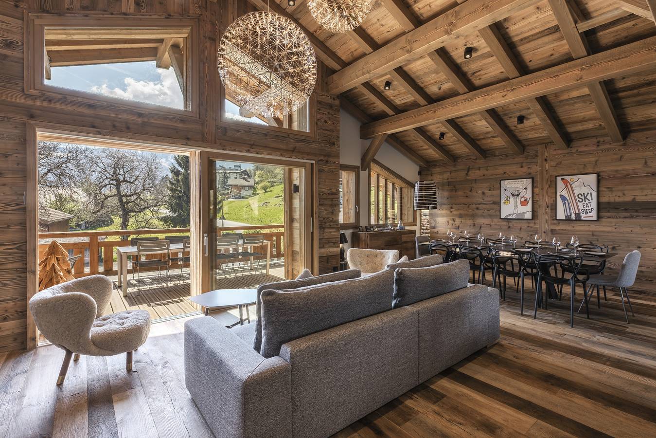 Chalet Suzane – Panorama Mont-Blanc & jacuzzi in Combloux, Pays du Mont-Blanc